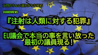 『注射は人類に対する犯罪』EU議会で本当の事を言い放った最初の議員現る!(沙門のちょい遅れがちなNEWS)