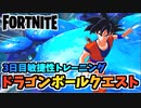 【フォートナイト】ドラゴンボールクエスト敏捷性トレーニング”キノコの障害物コース、砂漠のタイムトライアル”【Fortnite】