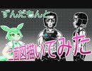 ずんだもんと　二面図描いてみた