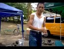 のまさんち「【溶接工のBBQ】手作りDIY BBQ道具あれこれ 炭火コンロの下駄作ったｗ」