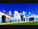 【MMD Fate】美遊×イリヤ×クロエ「Booo!」水着Ver