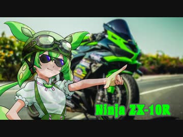 Ninja ZX-10Rにトランスフォームするずんだもん【voicevox1周年文化祭】