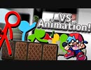 【FNF】ハチャメチャ棒人間集団、襲来！｜Friday Night Funkin’ Vs Animation