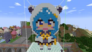 【minecraft】hololive 星街すいせい(新衣装Ver2)の作り方