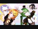 【MMD夏祭り2022】『スターリースカイ☆パレード』by Sour RIN LOLITA & Sour Miku Steampunk Lolita