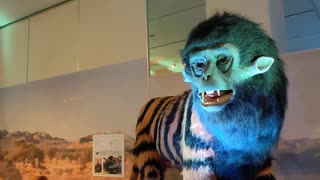 ラブーンとホレーンの立体模型　マリナート開館10周年記念事業　アフターマン展　未来生物図鑑