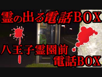 【心霊スポット】女性の霊が出現！？　八王子霊園前電話BOX【心霊スポット凸】