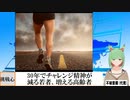 【動画News】30年でチャレンジ精神が減る若者、増える高齢者(2022/08/22)