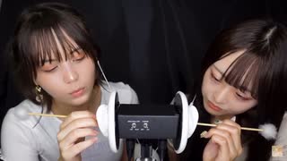 ASMR 神楽ひなこと双子耳かき□3dio