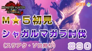 【サンブレイク】初見M★５シャガルマガラ討伐（スラアク・ソロ狩り）