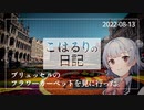 こはるりの日記 2022-08-13 ブリュッセルのフラワーカーペット2022 を見に行った。 【小春六花】【ベルギー車載動画】