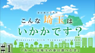 【minecraft】こんな埼玉はいかがです？＃１　「あーしは埼玉の春日部つむぎ」VOICEVOX１周年文化祭