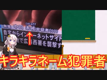 DQNネームの犯罪者解説