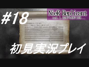 【ニーアレプリカント】感情移入の激しい人が頑張る実況#18【実況】