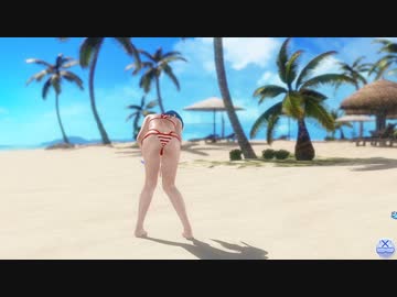 【DoaXvv/ロベリア】がんばろう、ね?/おめかしワンピ+ダイキリ/あかつき/ズーム+-/高彩度 0812904