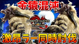 【混沌】イベクエ激昂ラージャン同時狩猟がガチで地獄過ぎるｗｗ【サンブレイク】