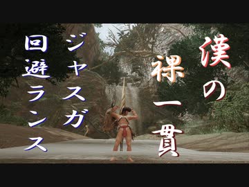 【回避ランス】裸ジャスガ回避ランスでナルガクルガ【サンブレイク】