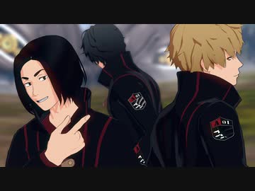 【MMDワートリ】太刀川隊（モデルテスト）