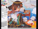【描いてみた】白い雀