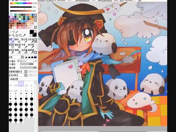 【描いてみた】白い雀