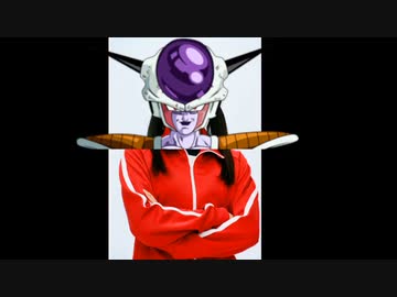 ドカバトで抜いたザーボンを庇うフリーザ