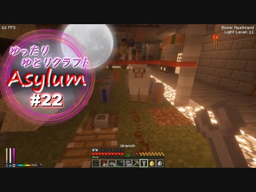 【Minecraft】ゆったりゆとりクラフトAsylum # 22