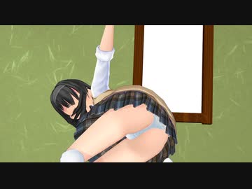 【MMD】魂魄妖夢改変がS女子学院っぽい制服でK-Pop紳士のゼリーをHに踊る