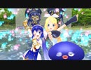 【MMD夏祭り2022】音街ウナ・鏡音リン「ポジティブ☆ダンスタイム」