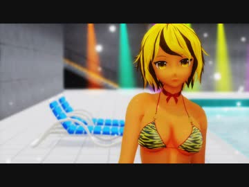 【東方MMD】水着の寅丸星でPiNK CAT