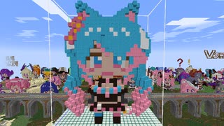 【minecraft】VShojo シルバーベイル新衣装Verの作り方