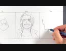 5秒、50秒、5分でシャンクス描いてみた！【ワンピース】#onepiecefilmred