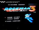 [実況]「ロックマン3＝エンドレスステージ仕様（NES）」レトロフリークで初見プレイ！