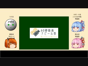 【60秒動画アピール祭】動画投稿の方針