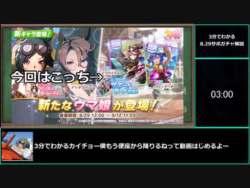 【ゆっくりウマ娘】3分でわかる賢さ最強クラスのテイオーは玉座と同時編成できないからどっちかは確実に死ぬじゃん8.29サポガチャ解説暫定版【biimシステム】