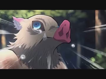 ブルアカで抜いた子分を庇う伊之助のモノマネ