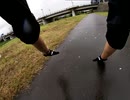 転んだ瞬間が撮れたので遊んでみた