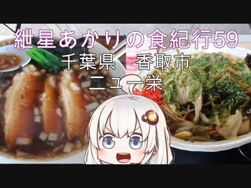 紲星あかりの食紀行59　カレー焼きそば　須賀山城　千葉県香取市　ニュー栄