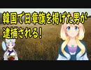 【韓国の反応】韓国で日章旗を掲げた男が無事逮捕される！【世界の〇〇にゅーす】