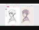 【自動着色AI】数年前にニコ生で描いた絵をAIに着色させたる【PetalicaPaint/Pixiv】