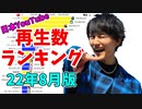 【2022年8月】日本ユーチューバー月間再生回数ランキング【日本YouTuber】