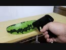 LCPでスイカの皮を撃ってみる
