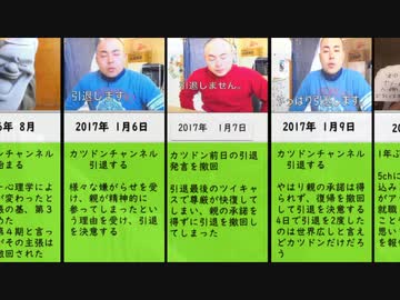 カツドン動画投稿の軌跡