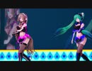 【MMD】MUTE【RQ style(Black)  ミク IAさん 】