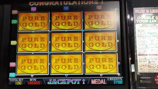 Sammy Pure Gold Freespin 186,800win