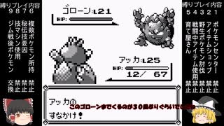 ゆっくり　解説　ポケモン　やり込み縛りプレイ　君に決めた　part12