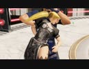 【DOA6 ryona】エレナにバイマンがホールド技