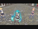 【MMD】 初音ミクと鏡音リン・レンでshake it!