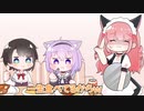 【手描き】メイド喫茶でひたすら食べ続けるスバルとおかゆ【ホロライブ/大空スバル/猫又おかゆ】