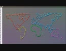 【 Disney Musical World Map 】 / MIDI Art