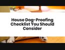 House Dog-Proofing Checklist You Should Consider